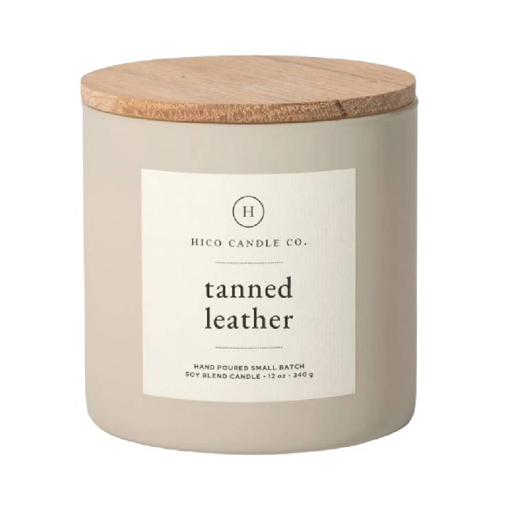 Hico Candle Co. Tanned Leather Candle HOME & GIFTS - Home Decor - Candles + Diffusers Hico Candle Co.   