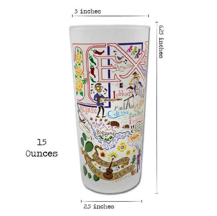 Texas Drinking Glass HOME & GIFTS - Gifts Catstudio
