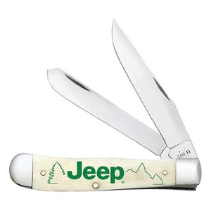 Case Jeep Smooth Natural Bone Trapper Knives W.R. Case   