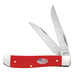 Case Mini Trapper - American Workman CS - Smooth Red Synthetic Knives W.R. Case