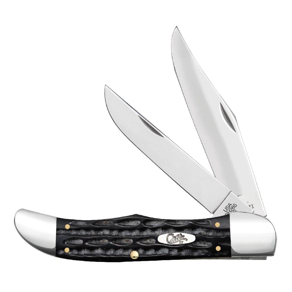 Case Jigged Buffalo Horn - Folding Hunter Knives W.R. Case   