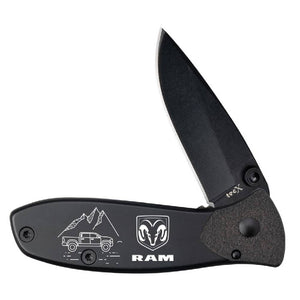 Case Ram TecX Black Hard Coat Folding Knife Knives W.R. Case   