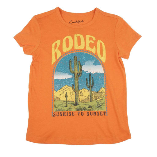 Cruel Denim Girl's Orange Rodeo Cactus Tee KIDS - Girls - Clothing - T-Shirts Cruel Denim