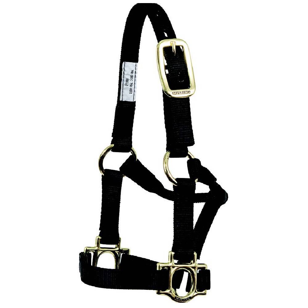 Mustang Triple-Ply Nylon Pony Halter Tack - Halters Mustang