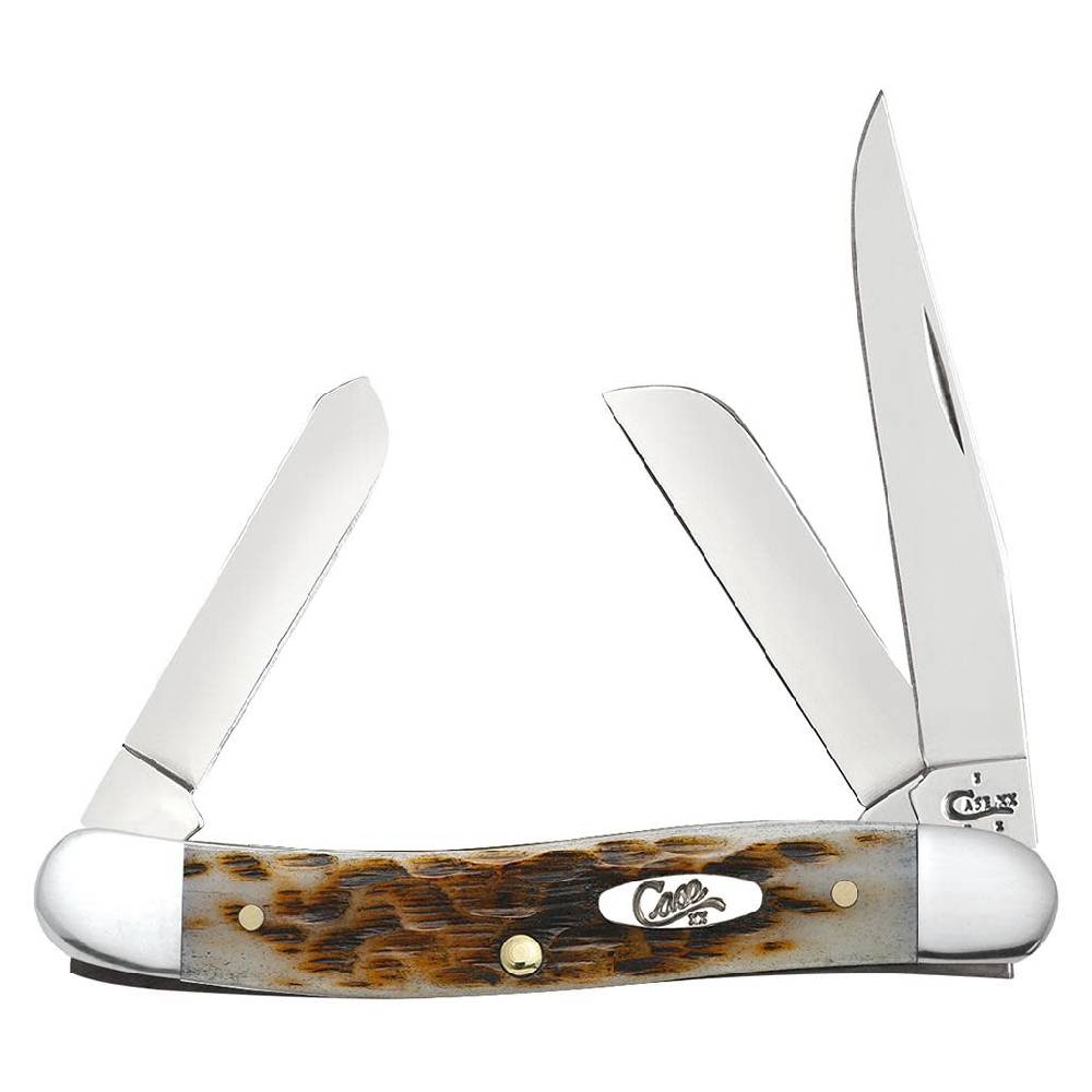 Case Amber Bone Medium Stockman Knives - Knives W.R. Case   