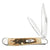 Case Amber Bone Peanut Knives W.R. Case   