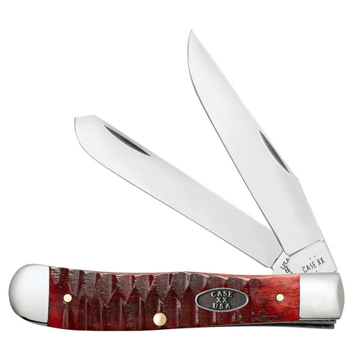Case Trapper - Gator Jig Old Red Bone Knives W.R. Case