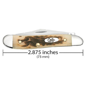 Case Amber Bone Peanut Knives - Knives W.R. Case   