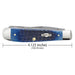 Case Blue Bone Trapper Knives W.R. Case   