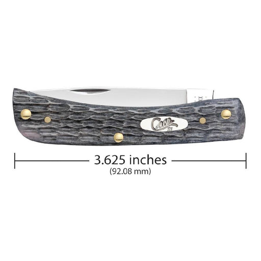 Case Sod Buster Jr - Pocket Worn Gray Bone Crandall Jig Knives W.R. Case   