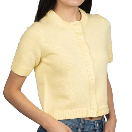 Leia Knit Sweater Top WOMEN - Clothing - Tops - Short Sleeved Olivaceous