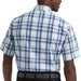 Wrangler Men's Western Blue Plaid Snap Shirt MEN - Clothing - Shirts - Short Sleeve Wrangler