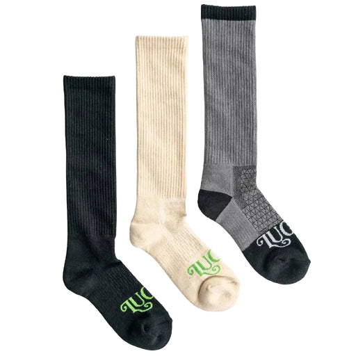 Lucky Chuck 3 Pack Cowboy Code Performance Crew Socks WOMEN - Clothing - Intimates & Hosiery Lucky Chuck
