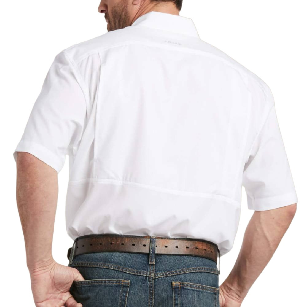 Ariat® Men's S/S VentTEK Classic Fit Shirt - White