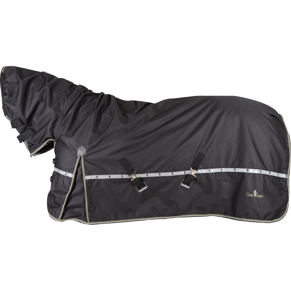 Classic Equine 5K Cross Trainer Hooded Winter Blanket Equine - Blankets & Sheets Classic Equine Black XS