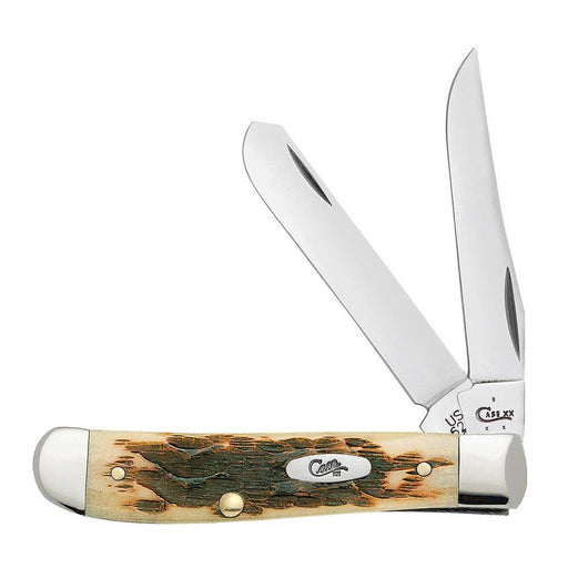 Case Amber Bone Mini Trapper Knives W.R. Case   