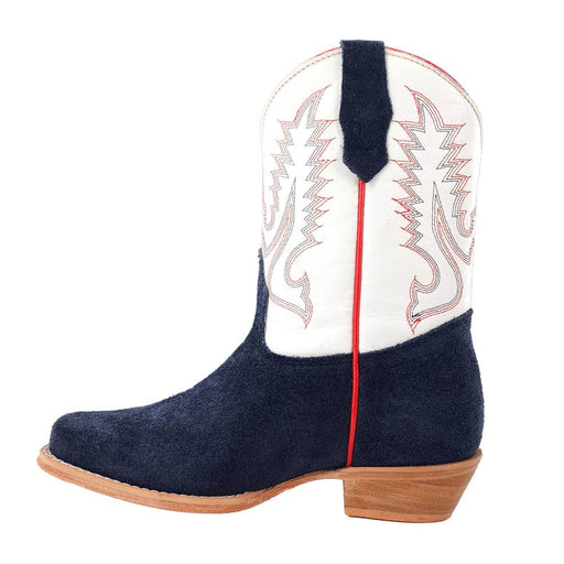 R. Watson Youth Navy Roughout Cutter Toe Boot KIDS - Footwear - Boots R Watson