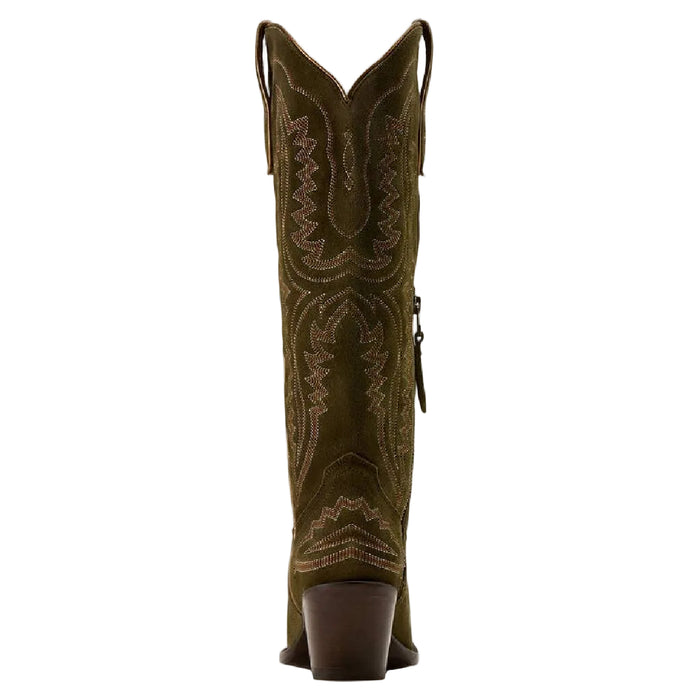 Ariat Women's Casanova X Toe Soft Olive Suede Western Boot