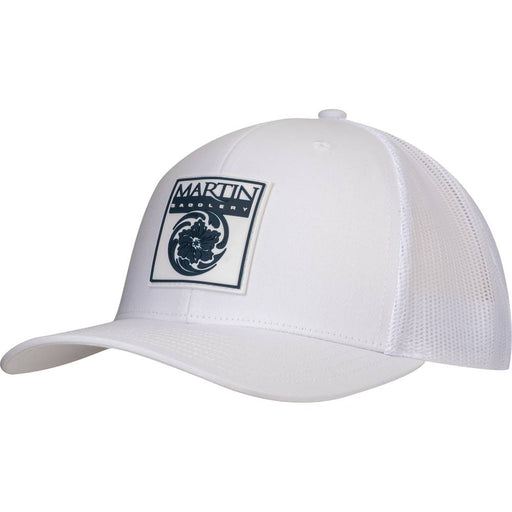 Martin Saddlery Caps with Square Patch Logo HATS - BASEBALL CAPS Martin Saddlery White  