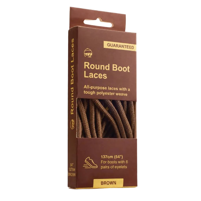 Adventure Andy 54" Round Brown Boot Laces