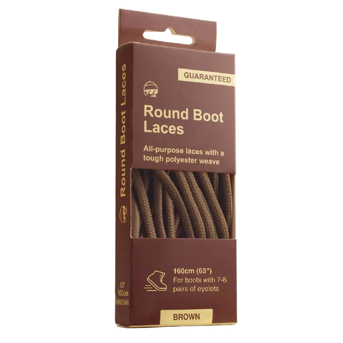 Adventure Andy 63" Round Brown Boot Laces