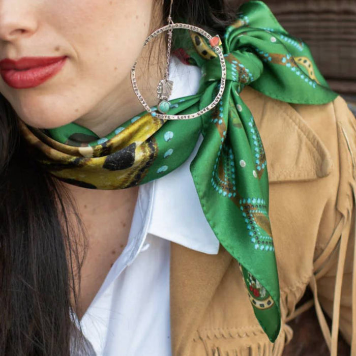 Fringe Scarves "Hold Your Horses" Short Wild Rag ACCESSORIES - Additional Accessories - Wild Rags & Scarves Fringe Scarves   