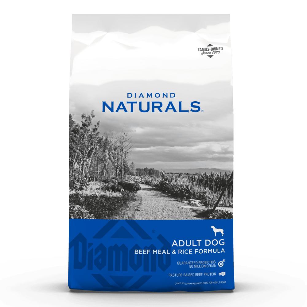 Diamond Naturals Beef Meal & Rice Formula Adult Dry Dog Food Feed & Hay - Feed Diamond Naturals   