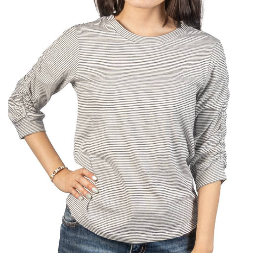Dylan Julia Stripe Top WOMEN - Clothing - Tops - Short Sleeved Dylan