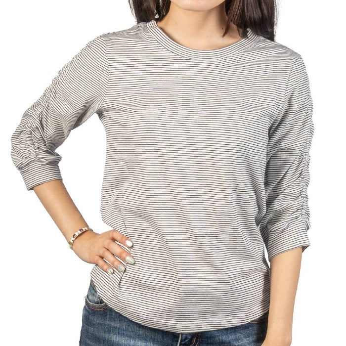 Dylan Julia Stripe Top WOMEN - Clothing - Tops - Short Sleeved Dylan