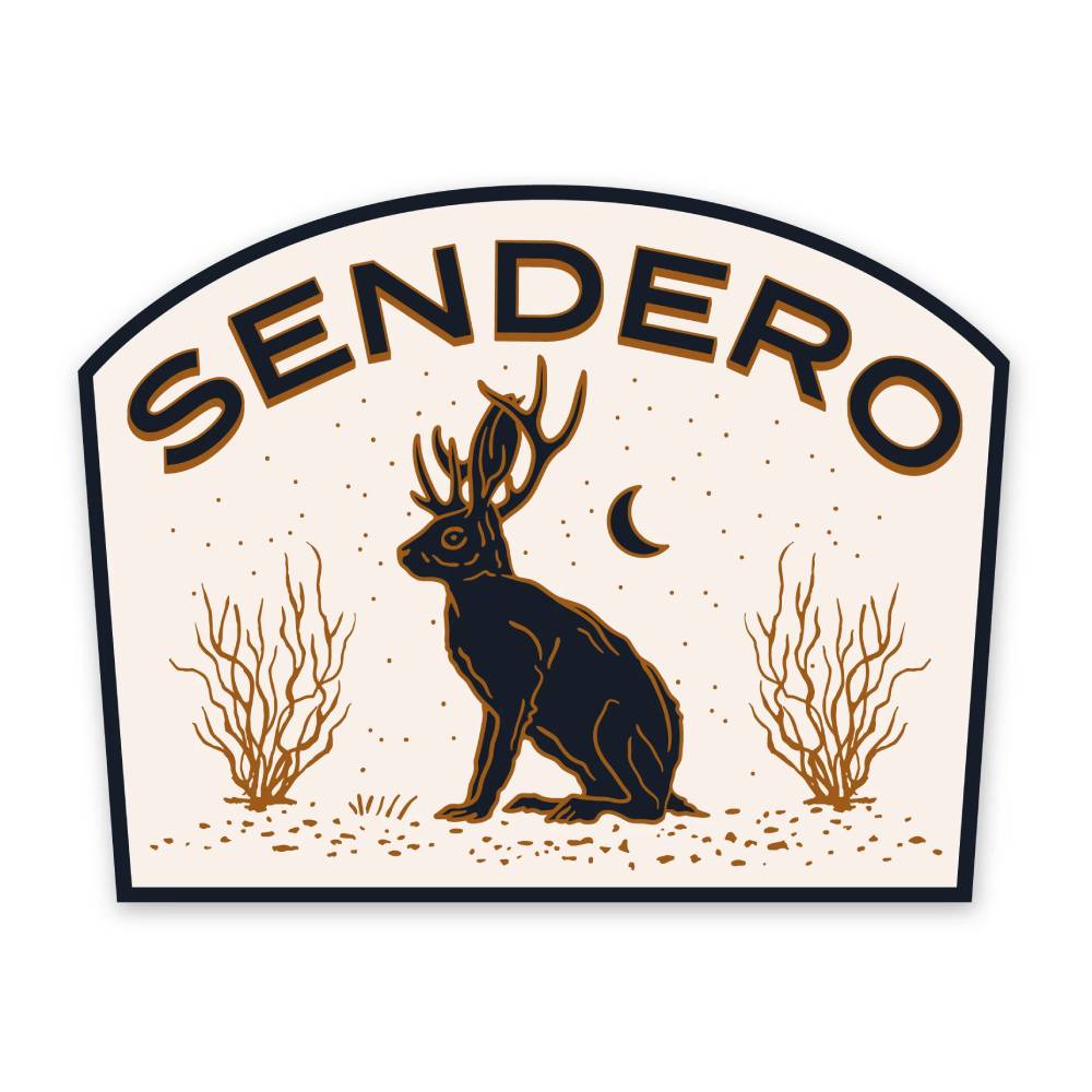 Sendero Provisions Jackalope Sticker ACCESSORIES - Additional Accessories Sendero Provisions Co   