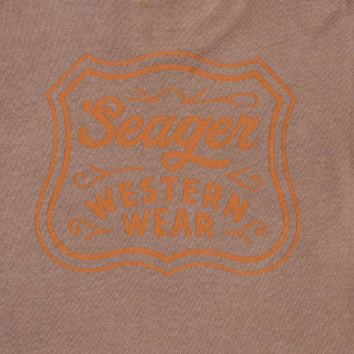 Seager Men's Premium Badge Brown Tee MEN - Clothing - T-Shirts & Tanks Seager Apparel