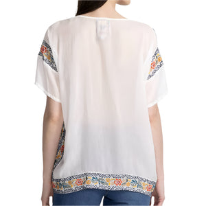 Johnny Was Mariafe Blouse WOMEN - Clothing - Tops - Short Sleeved Johnny Was Collection