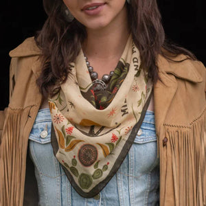 Fringe Scarves "Miles & Miles" Bandana ACCESSORIES - Additional Accessories - Wild Rags & Scarves Fringe Scarves