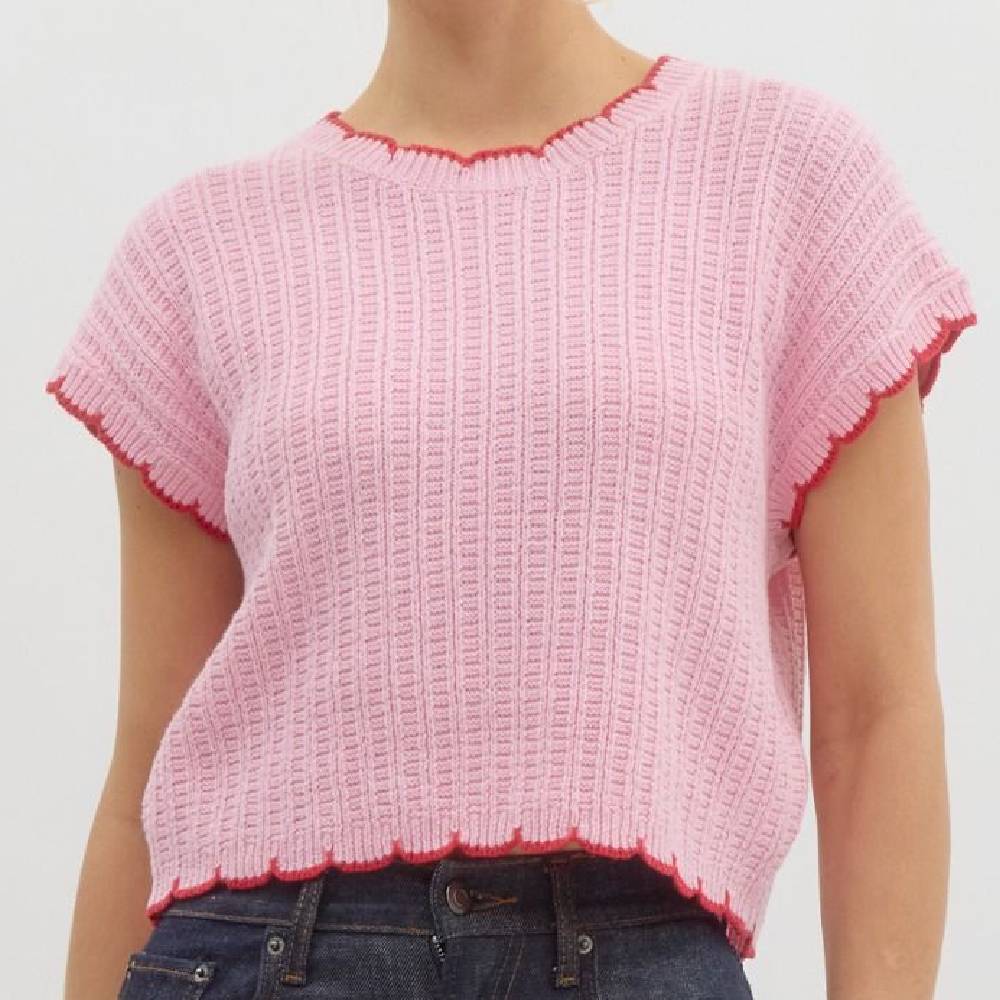 Chloe Knit Top WOMEN - Clothing - Tops - Short Sleeved Entro