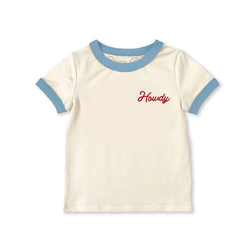 River Road Toddler "Howdy" Vintage Ringer Tee KIDS - Baby - Baby Boy Clothing River Road Clothing Company