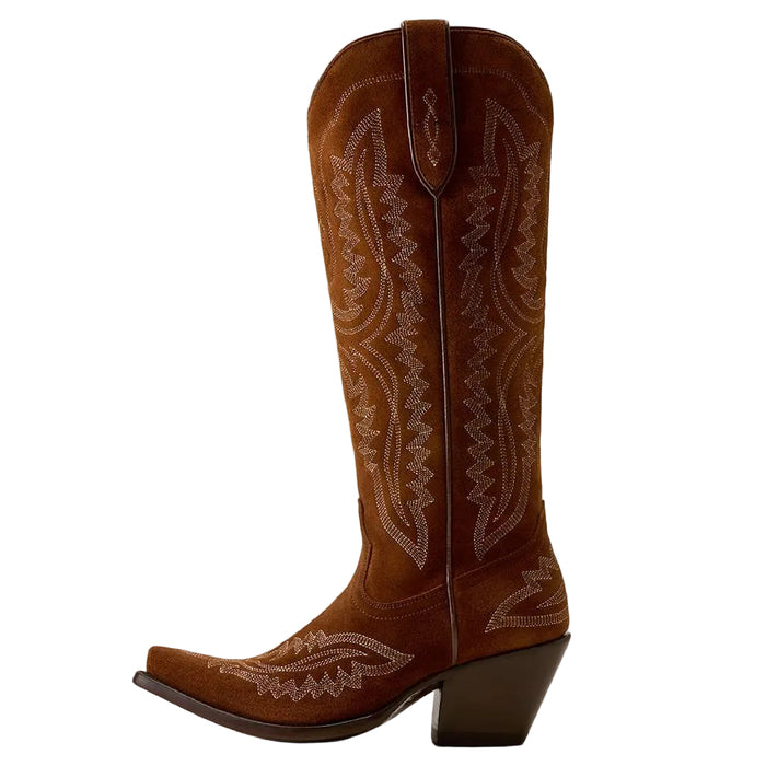 Ariat Women's Casanova X Oiled Tan Suede Western Boot