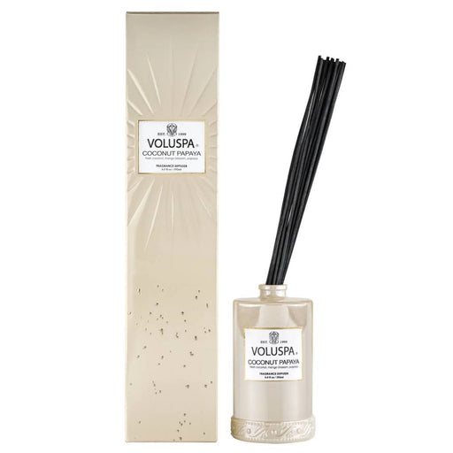 Voluspa Coconut Papaya Reed Diffuser HOME & GIFTS - Home Decor - Candles + Diffusers Voluspa   
