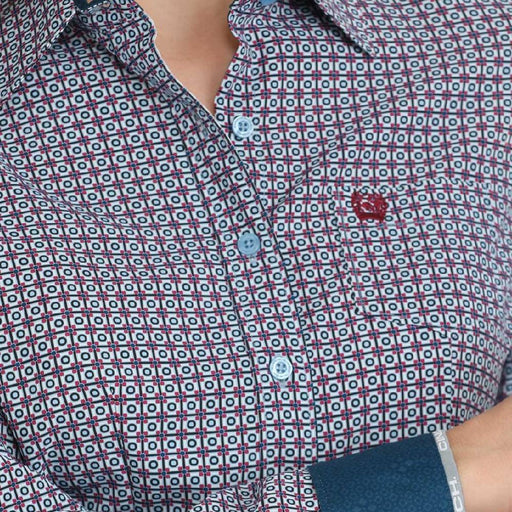 * Cinch Women's Geo Print Button Shirt - FINAL SALE WOMEN - Clothing - Tops - Long Sleeved Cinch