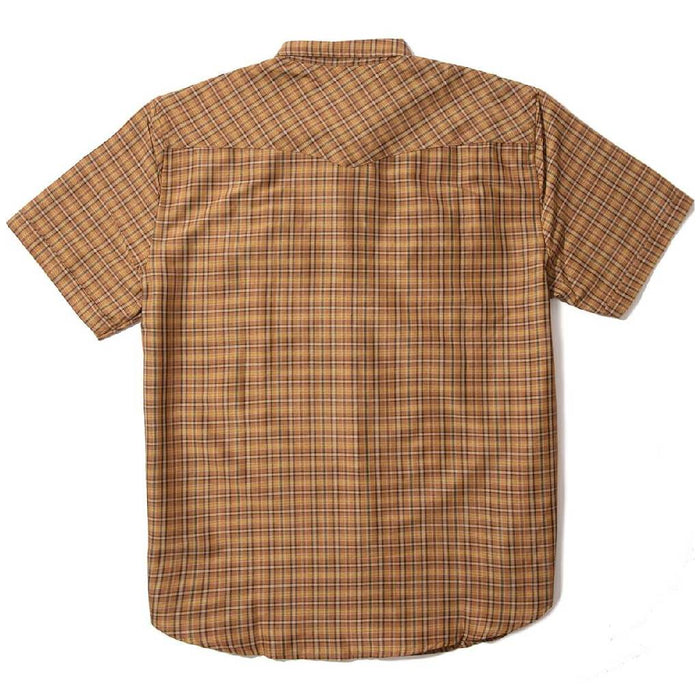 Seager Men's Sawtoof Gold Mini Check Snap Shirt MEN - Clothing - Shirts - Short Sleeve Seager Apparel