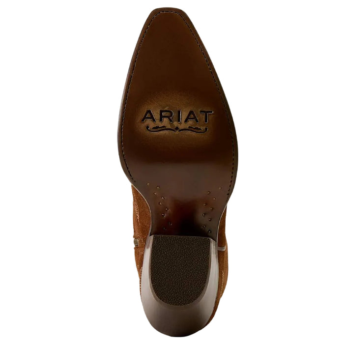Ariat Women's Casanova X Oiled Tan Suede Western Boot