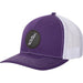 Rattler Rope Cap with Faux Leather Patch Logo HATS - BASEBALL CAPS Rattler Purple/White  