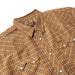 Seager Men's Sawtoof Gold Mini Check Snap Shirt MEN - Clothing - Shirts - Short Sleeve Seager Apparel