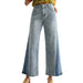 Wide Leg Two Tone Jeans WOMEN - Clothing - Jeans Camellia