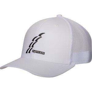 Rattler Rope Cap with Silicone Logo HATS - BASEBALL CAPS Rattler White  