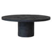 Black Oval Mango Wood Pedestal HOME & GIFTS - Home Decor - Decorative Accents Creative Co-Op