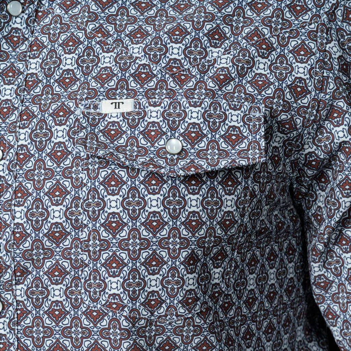 Ferrell Brand Connor Brown Pearl Snap Shirt MEN - Clothing - Shirts - Long Sleeve Ferrell Brand