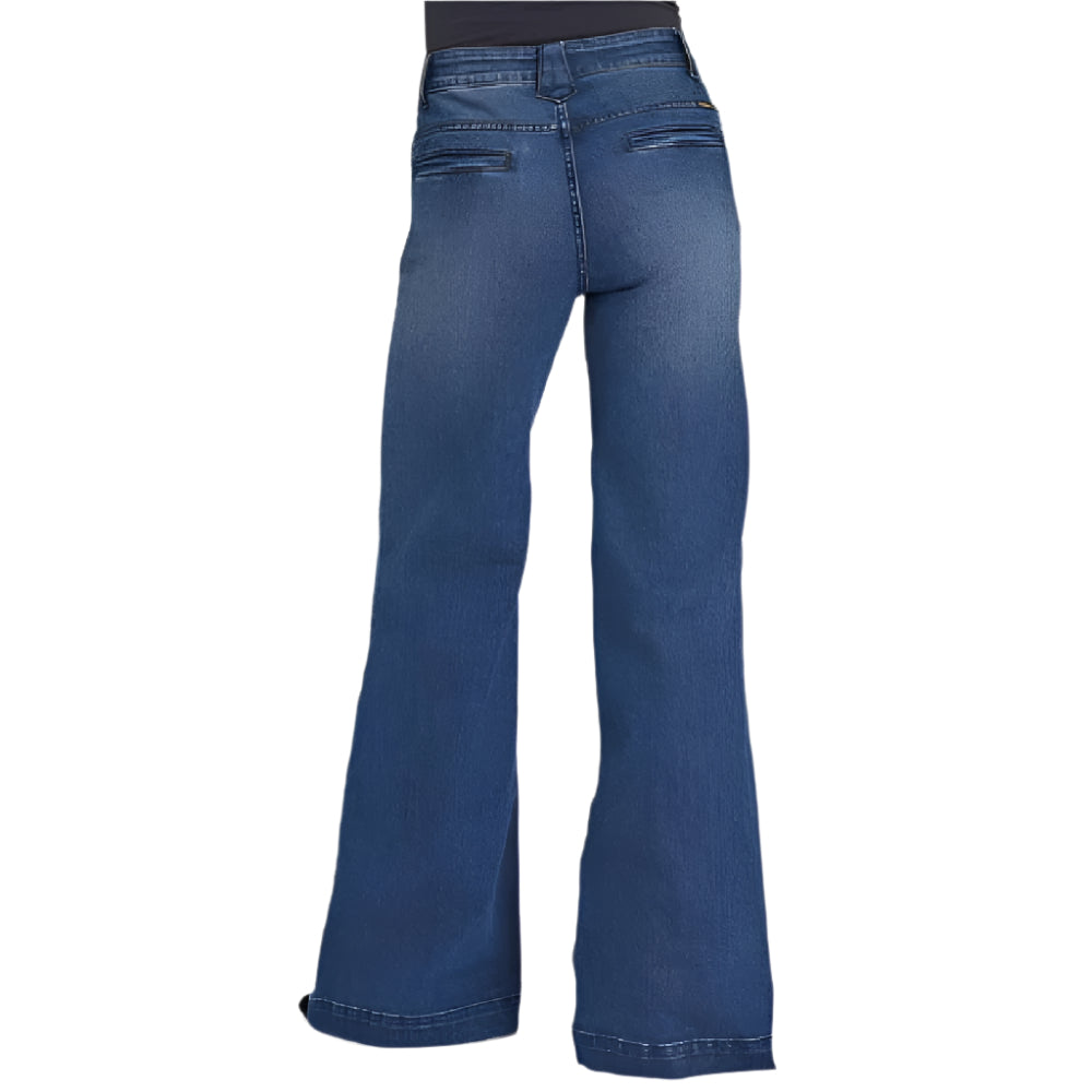 Stetson Women's 751 High Rise Wide Leg Trouser WOMEN - Clothing - Jeans Stetson