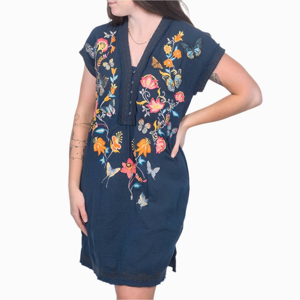 Johnny Was Borboleta Zippy Tunic Dress