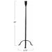 Black 20" Hand-Forged Cast Iron Taper Holder HOME & GIFTS - Home Decor - Decorative Accents Creative Co-Op