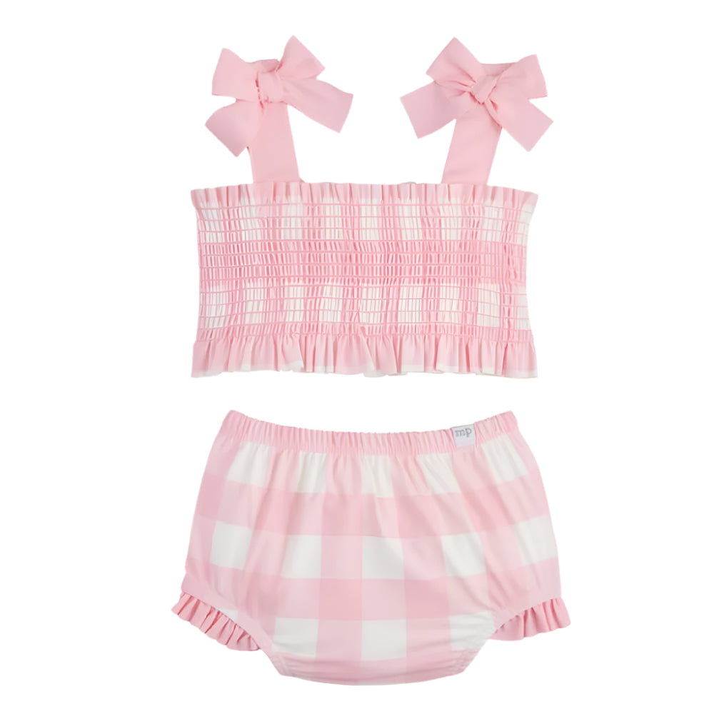 Mud Pie Baby Gingham Smocked Swimsuit Set KIDS - Baby - Baby Girl Clothing Mud Pie